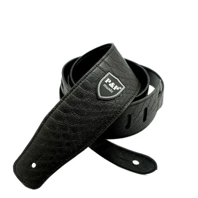 Hot Sale Soft Waterproof Leather Guitar Strap PU Bass Strap Electric Guitar Strap Guitar Accessories