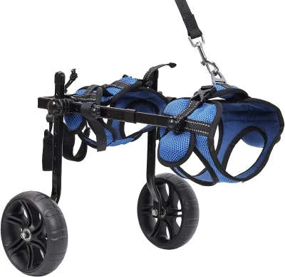 Dog Wheelchair for Back Legs Dog Wheelchair Cart Doggy/cat Wheelchair with Disabled Hind
