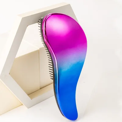 Home Use Soft Painless Hair Comb Women's Scalp Moon Massage Detangler Brush Tangle Free Hair Brush Detangling Hairbrush