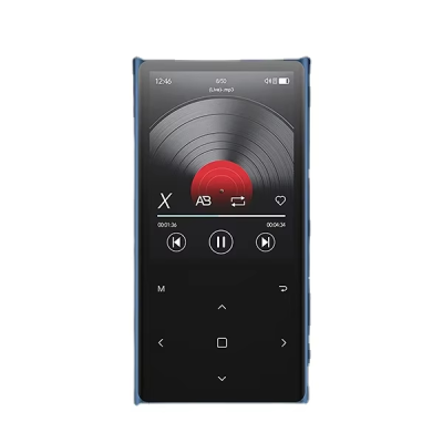Mini Sport Design Music Player BT 5.3 HiFi Sound Shuffle Single Loop FM Radio Built-In HD Speaker Voice Recorder FLAC WAV