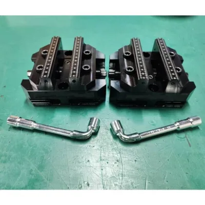 Zero Point Prince CNC Self Centering Vise, Self-Centering Clamping Vise for Zero Point Riser Tower CNC Machine Pallet System