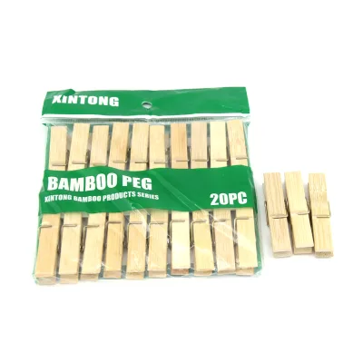 Bamboo Color Multipurpose Pegs Clips