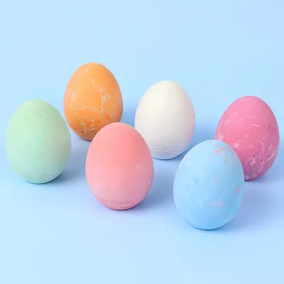 Customized Direct Supply Egg Chalk Shape Dust-free Chalk Egg Shaped Chalk