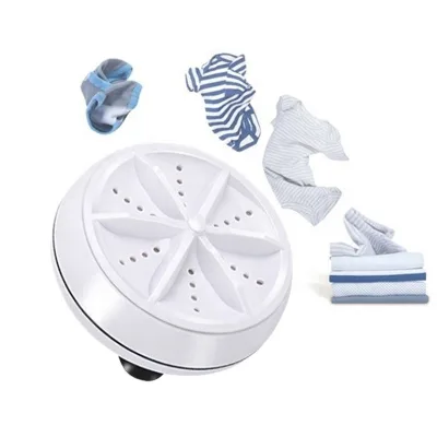 Hot Sale Ultrasonic Mini Wash Machine Multifunctional Turbo Washing Machine 30 Minutes Auto Off Auto Washer