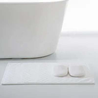 Manufacturer of Bath Mat for Hotel Quick-dry White Color
