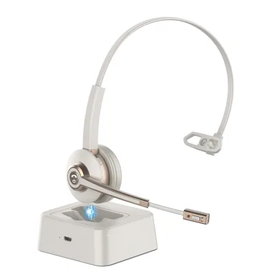 Professional BT-681 Single Monaural Ear Wireless  Noise Cancelling Business Headset Headphone Microphone