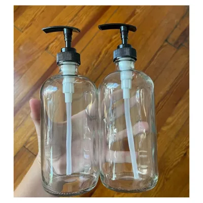 lotion Soap dispenser bottle foaming soap dispenser bottle soap jar container bottle with Black Lotion Pumps