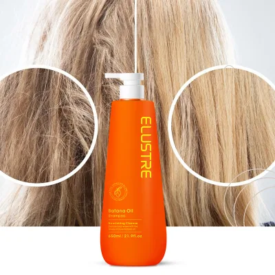 Natural Batana Oil Shampoo | Moisturizing Nourishing Anti-Dandruff Anti-Frizz Refreshing Shampoo for Curly Dry Damaged Hair Hair