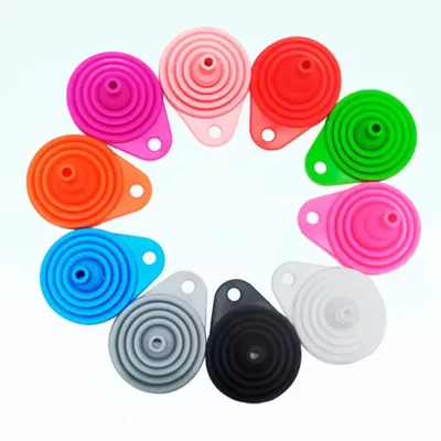 Foldable Food-Grade Kitchen Funnel Set Eco-Friendly Small Liquid & Powder Funnel Specialty Tools