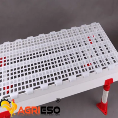 Pure PP Plastic Poultry Slatted Floor Manure Leakage Slat Floor for Chicken House Broiler Layer Farming Equipment