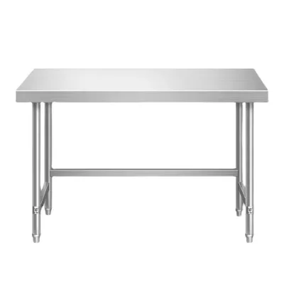 Factory Stainless Steel Commercial Kitchen Preparation and Workbench with Backsplash