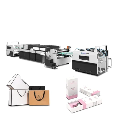 SG-E1200 Automatic Varnishing Machine for Gift Box, Rigid Box, and Food Packaging, Thick & Thin Paper Oil Coating Machine