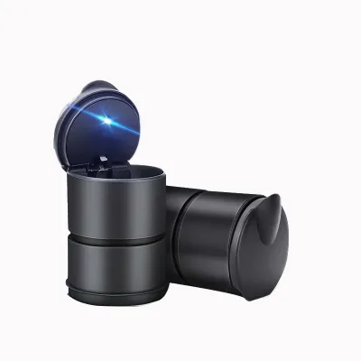 Car Ashtray with Lid Smell Proof, Smokeless Ashtray, Mini Car Trash Can