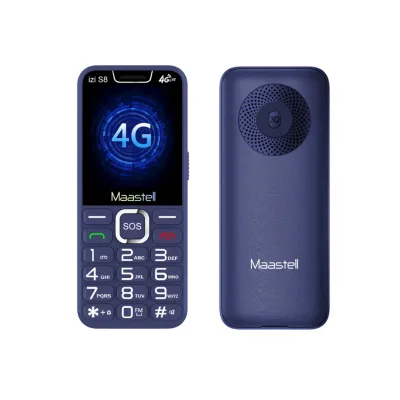 4G Senior Mobile Phone with Big Button and SOS, Dual SIM Feature Phone with FM MP3 Torch for Elderly