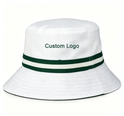 OEM Custom Golf Bucket Hat Embroidered Logo Cotton Twill Wide Brim UV Sun Protection Unisex Golfer Fisherman Hat Wholesale