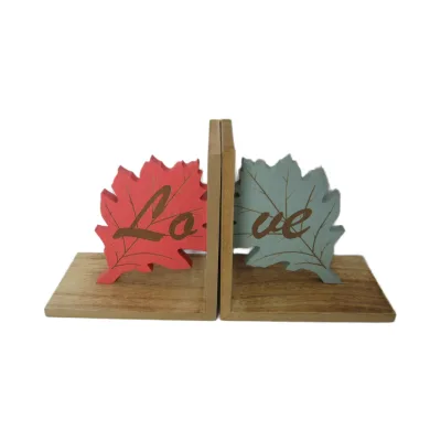 Handmade Wooden Bookends Customized Antique Animal Bookends Vintage Home Decor for Bookshelves