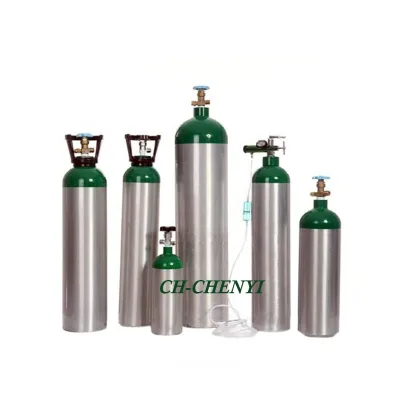 CH-CHENYI HEALTHCARE Medical Oxygen air Gas Cylinder air tank ME MM M122 M60 ME MD with CGA320 CGA540 CGA870 CGA350 Valve