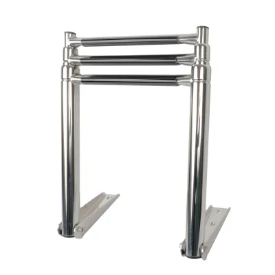 Marine Stainless Steel Under Platform Telescopic Boat Boarding Ladder