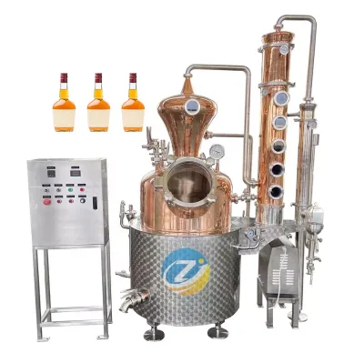 ZJ 200L Machine Distil Copper Distiller Distiller Series Copper Column Still