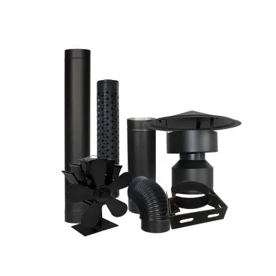 6" (150 Mm) Stove Chimney Pipe/elbow/ for Fireplace/wood Stove Chimney Set