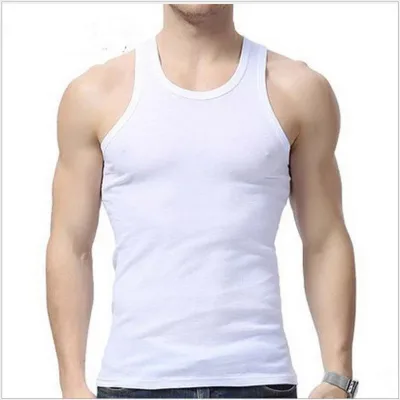 Men's Vest Bodybuilding Clothing Fitness Men' Sleeveless Gyms T Shirts Cotton Singlets Tops Plus Size