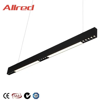 Black Modern Simple 40W Energy Saving Linear COB LED Ceiling Lamp Pendant LED Linear Light