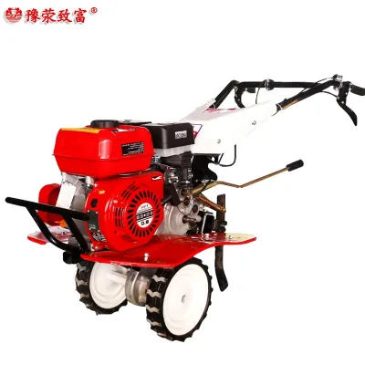 Multifunctional Agricultural Micro Tillage Land Cultivation Machine Small Mini Rotary Tiller Diesel Engine High Yu Ying Zhi Fu