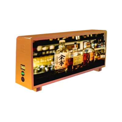 960mm*384mm Double Sided Taxi Top Led Display