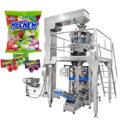 Automatic Vffs Weighing Candy Secondary Packing Machine Bag-in-bag Snack Candy Packing Machine