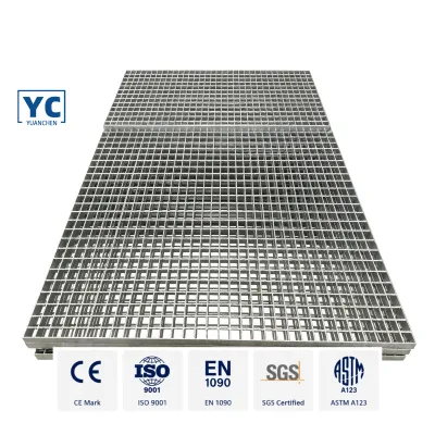 Ferry Terminal Non Slip Passenger Gangway and Custom Vehicle Ramp Deck Built With Heavy Duty Hot Dip Galvanized Steel Grating