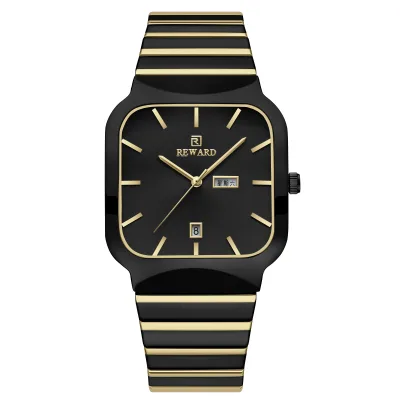 C951 Double Calendar  Couple Watches High-grade square Fashion Casual Men's and Women's Pairs