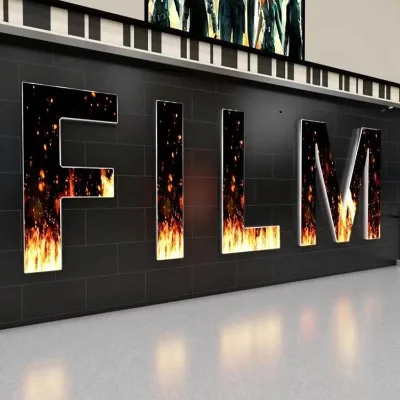 Seamless Splice Spherical Cylindrical LED Linear Screen Exhibition Gallery Magic Cube Horn Full Color Digital Decor Panel