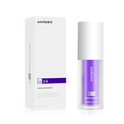 Hot Selling Smilekit Teeth Whitening Mousse V34 Purple Toothpaste