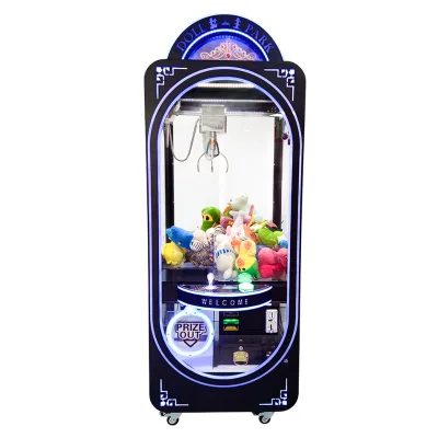 Amusement Coin Operated Profit Children Kids Human Prize Crane Catch Game Machine Leon DOLL PARK Metal & Acrylic for Sale