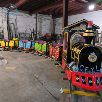 Outdoor Playground Park Big Carriage Adult Electric Train for Sale