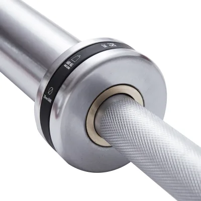 High Quality Gym Fitness Weightlifting Barbell Bar Hard Chromed and Alloy Steel with Needle Bearings