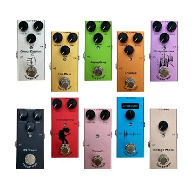 OEM Electric Guitar Pedal with Distortion Overload Delay Chorus Noise Reduction Factory Direct Retail Effects for Bass Amplifier