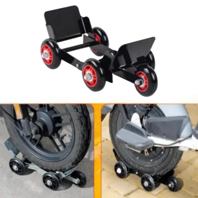 Motorcycle Moving Trailer Electric Bikes Tire Lifter Move Tool Scooter Foldable Portable Mover Tire Breaking Booster Universal
