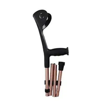 Aluminum Medical Supplies Folding Crutches Hospital Walking Cane Elbow Underarm Crutch
