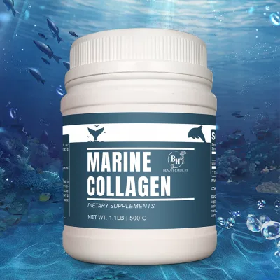 OEM/ODM Marine Collagen Powder for Women Anti-Aging Skin Support Joint Health Hydrolyzed Protein Supplement Hair Nail Strength