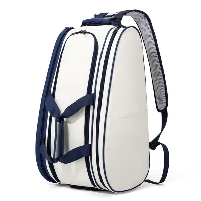 High Quality Oxford Solid Color Pickleball Bag With Shoe Compartment Portable Large-Capacity for Tennis Badminton Sports Bag