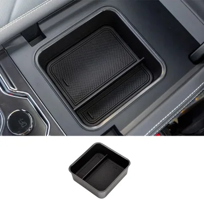 For Denza B5 Center Console Armrest Storage Box, Fridge Organizer Tray, Anti-slip Shockproof Compartment Design