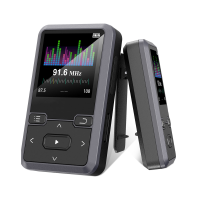 Sports Clip MP3 Music Player  Stylish Multifunctional Lossless Sound Pedometer 1.4 Inch LCD Screen MP3