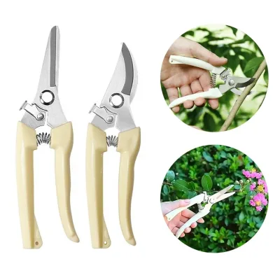 Manual Pruning Shears Stainless Steel DIY Garden Tools for Tree Flower Grafting Pruner Multifunction Pruning Garden Scissors