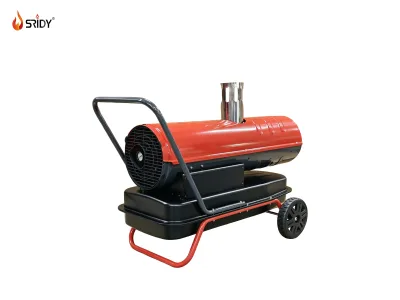 Industrial LCD Thermostat Diesel Jet Heater Blower Fans Equipment with Core Motor Component