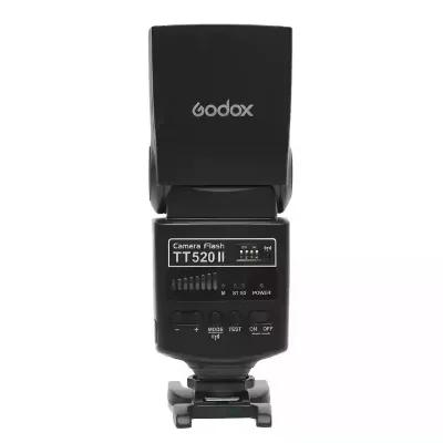 Godox TT520II Wireless Camera Flash Hot Shoe Universal Flash with Trigger Portable Manual