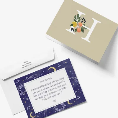 Custom Designed Window Wallet Envelopes for Business Correspondence Invoices & Statements for Gift Use