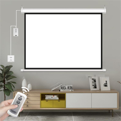 Hot Sale High Quality Projector Screens Screen Projector 4k Motorised Lifting Projection Screen
