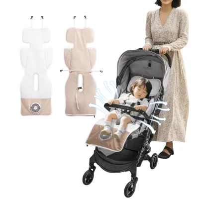 Silent Fan Baby Car Seat Cool Pad Summer Breathable