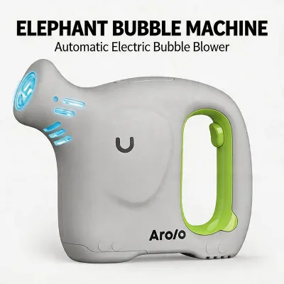Automatic Elephant Bubble Machine Electric Bubble Gun Toy Battery Powered Portable Kids Outdoor Summer Party Gift